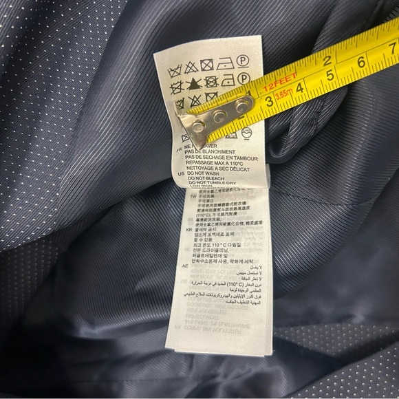 Sandro size 36 EUC Prepy mini polka dot Blue and Red Blazer- preppy academia - Picture 10 of 16